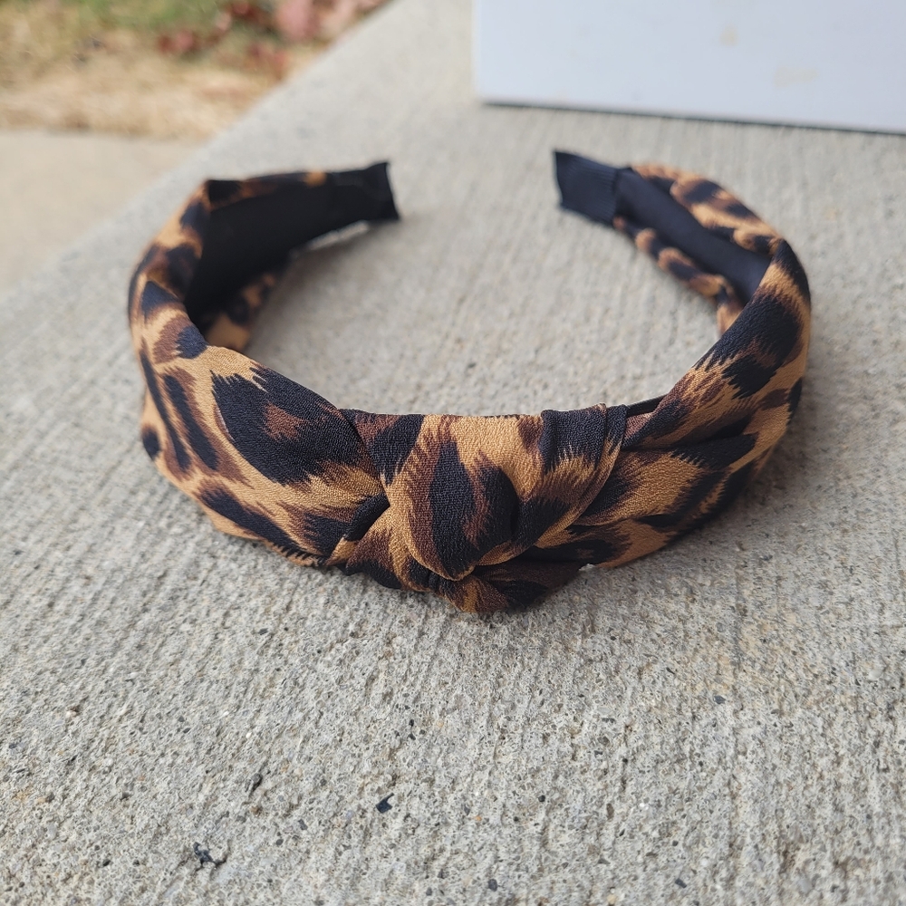 Animal Print knot Headband